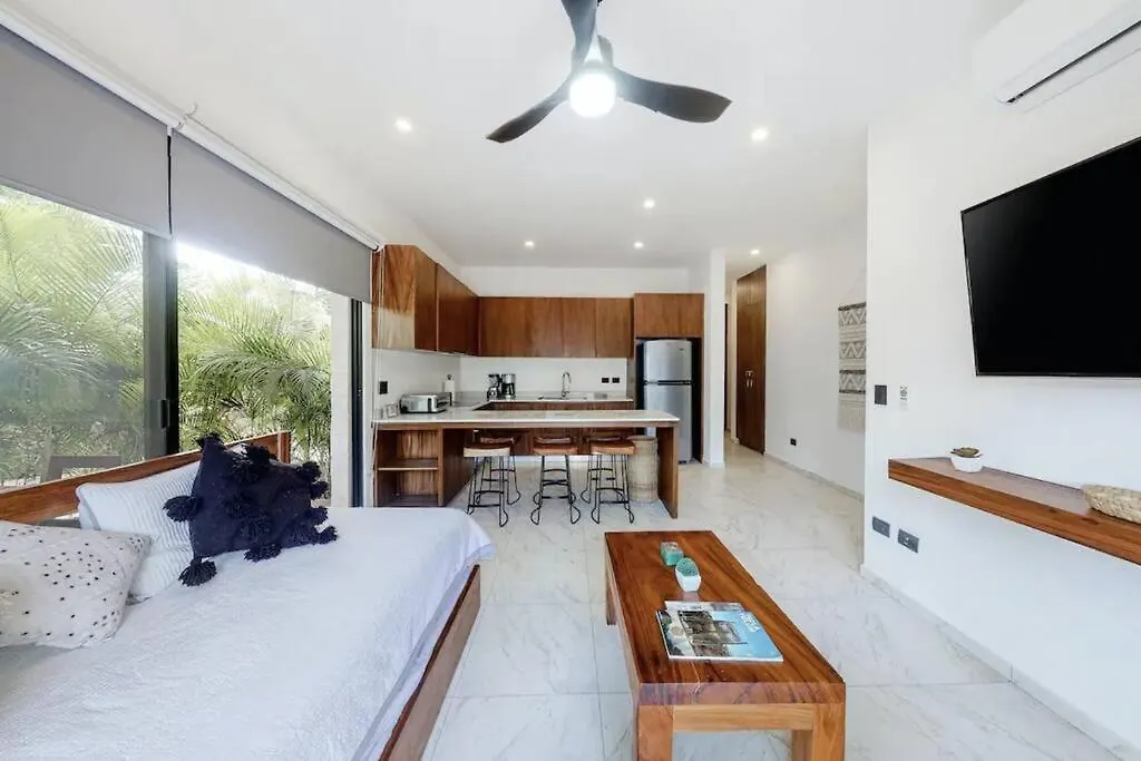 Contemporary Poolside Condo, Wi-Fi - Paraiso Kaanal 101 Tulum Mexico