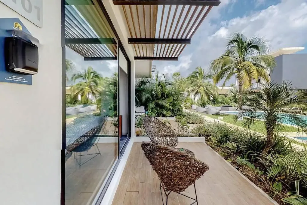 Contemporary Poolside Condo, Wi-Fi - Paraiso Kaanal 101 Tulum 0*,